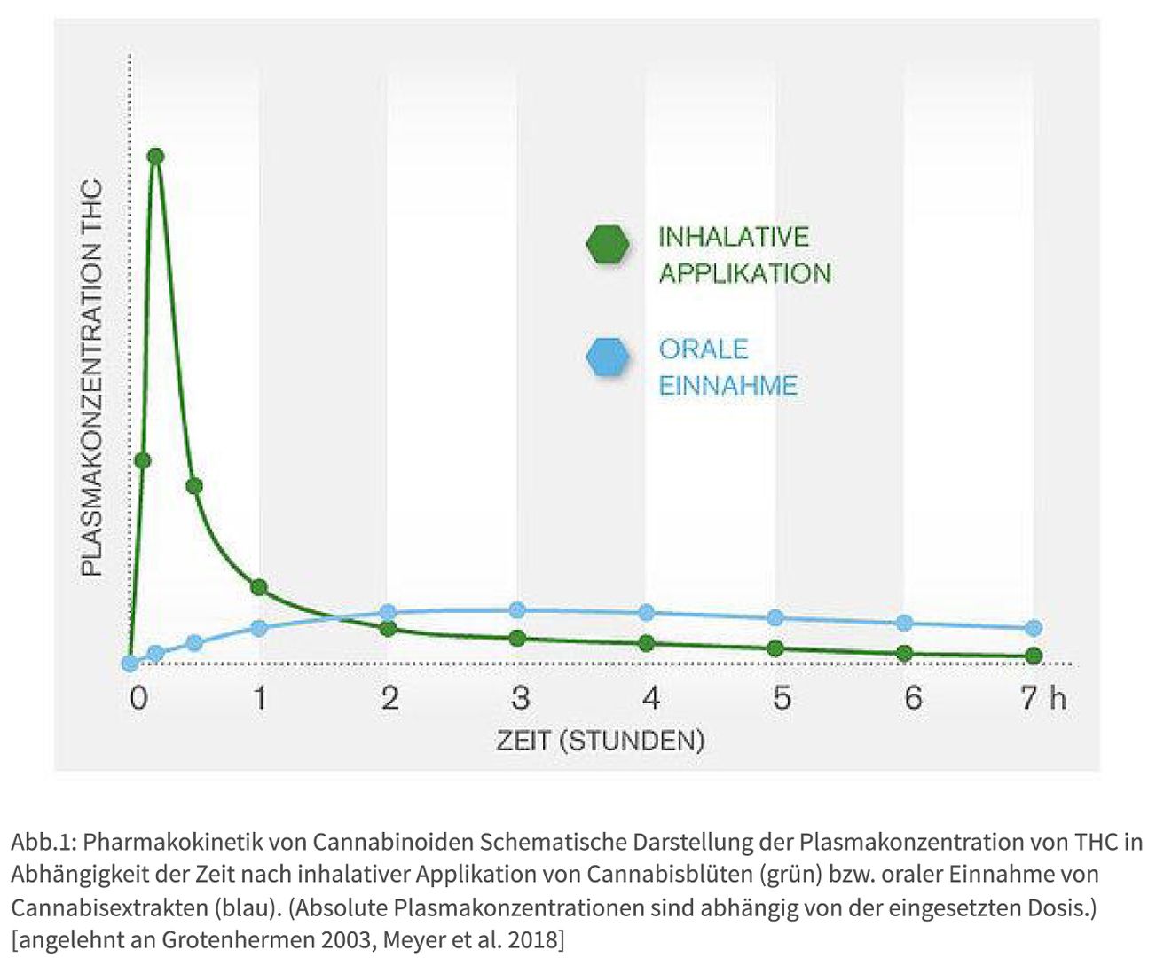 Cannabis - Inhalation und Orale Einnahme im Vergleich